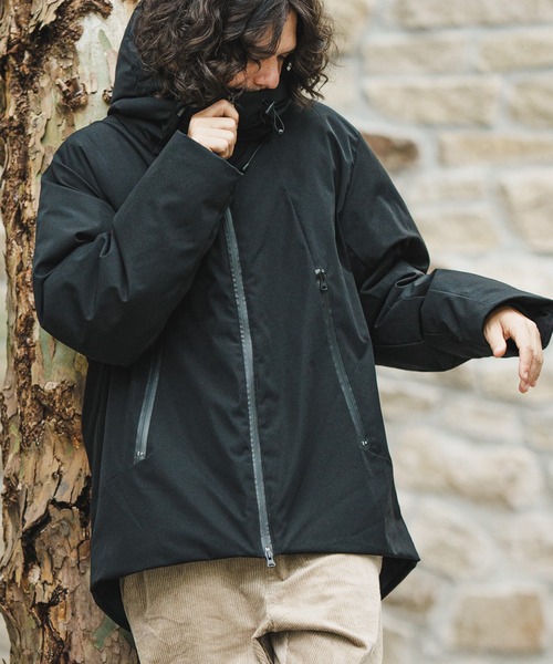 CAMBIO（カンビオ）の「mj8681-ストレッチフーデッドダウンジャケット