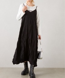 SpRay | クリンクルキャミワンピース(ワンピース)