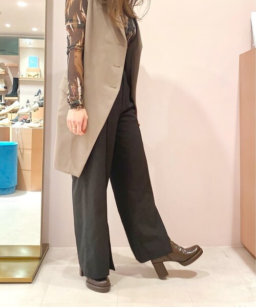 ESPERANZA（エスペランサ）の「7ホールレースアップショートブーツ（ブーツ・レディース・ブラック/ダークブラウン・LL/S/M/L）」の15枚目の写真