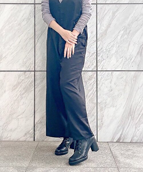 ESPERANZA（エスペランサ）の「7ホールレースアップショートブーツ（ブーツ・レディース・ブラック/ダークブラウン・LL/S/M/L）」の18枚目の写真