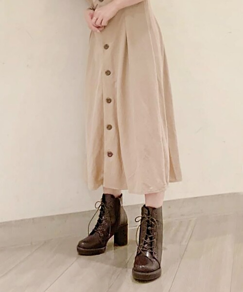ESPERANZA（エスペランサ）の「7ホールレースアップショートブーツ（ブーツ・レディース・ブラック/ダークブラウン・LL/S/M/L）」の19枚目の写真