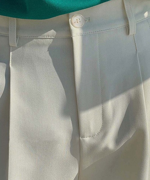 Girly Doll（ガーリードール）の「センタープレスショートパンツ（その他パンツ・レディース・ブラック/ライトグリーン/ホワイト・M/L/S）」の9枚目の写真