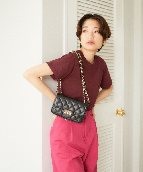 FREAK'S STORE（フリークスストア）の「【AULENTTI】ショルダーバッグ（ショルダーバッグ・レディース・ベージュ・ONE SIZE）」の2枚目の写真