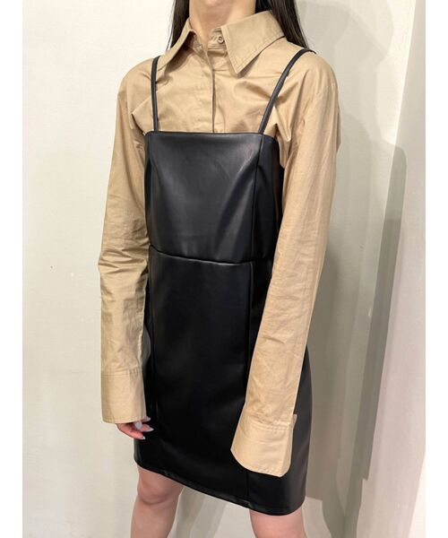 EMODA（エモダ）の「ショートカットオフシャツ（シャツ/ブラウス・レディース・ホワイト/ブラック/ブルー/ベージュ・FREE）」の16枚目の写真