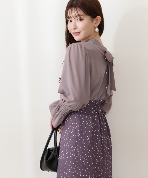 プロポーションボディドレッシング　今期　2Wayジョーゼットボウタイブラウス PROPORTION BODY DRESSING - プロポーションボディドレッシング 今期