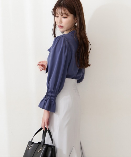 プロポーションボディドレッシング　今期　2Wayジョーゼットボウタイブラウス PROPORTION BODY DRESSING - プロポーションボディドレッシング 今期