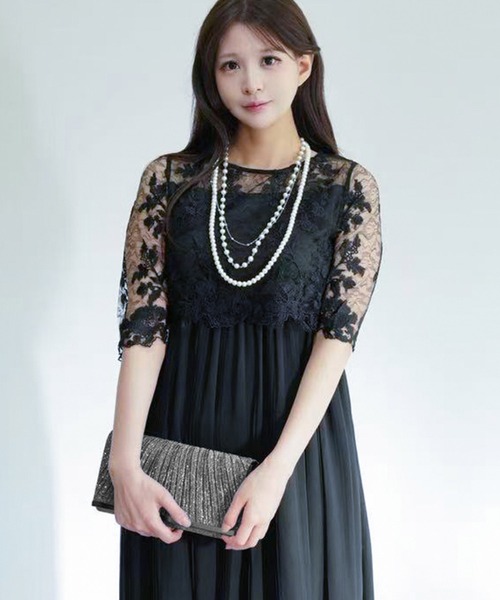 DRESS PLUS(ドレスプラス)の「バッグ クラッチバッグ ショルダーバッグ パーティーバッグ 結婚式(クラッチバッグ・レディース・シャンパン/シルバー/ピンク/チャコール/ブラック・フリー)」の7枚目の写真