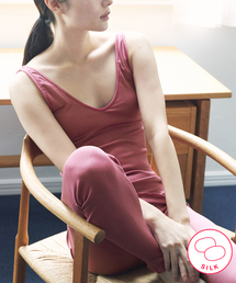 シルクテレコリブブラタンク◆