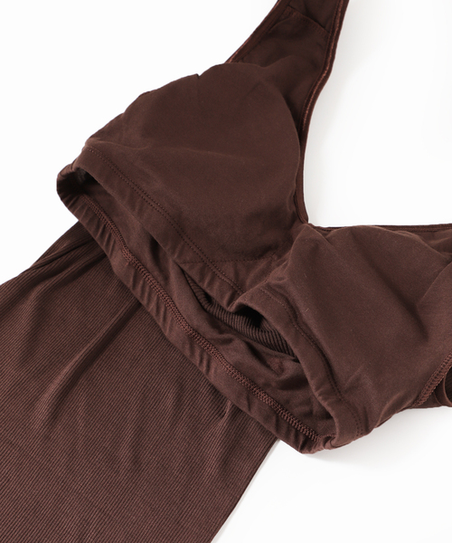 EMILY WEEK（エミリーウィーク）の「シルクテレコリブブラタンク◆（インナーウェア/肌着・レディース・ブラウン/ピンク・FREE）」の19枚目の写真