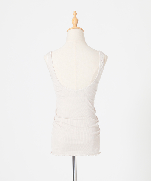 EMILY WEEK（エミリーウィーク）の「シルクテレコリブブラタンク◆（インナーウェア/肌着・レディース・ブラウン/ピンク・FREE）」の13枚目の写真