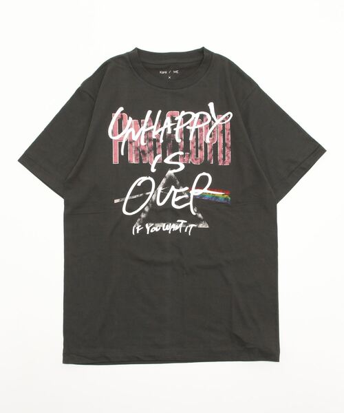 Kare/ME(カーミー)の「Kare/ME(カーミー)UN HAPPY IS OVER ピンクフロイドTシャツ(Tシャツ/カットソー・レディース・ブラック・F)」の1枚目の写真