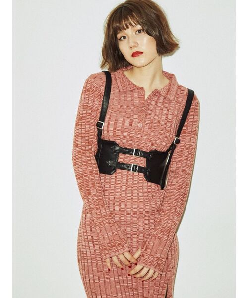 jouetie(ジュエティ)の「ハーネスコルセット(サスペンダー・レディース・アイボリー/ブラック・FREE)」の3枚目の写真