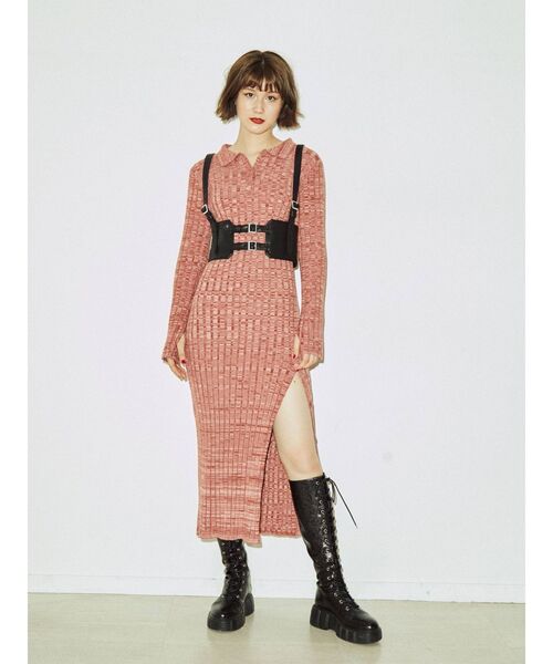 jouetie(ジュエティ)の「ハーネスコルセット(サスペンダー・レディース・アイボリー/ブラック・FREE)」の7枚目の写真