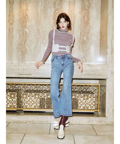 jouetie(ジュエティ)の「ハーネスコルセット(サスペンダー・レディース・アイボリー/ブラック・FREE)」の13枚目の写真