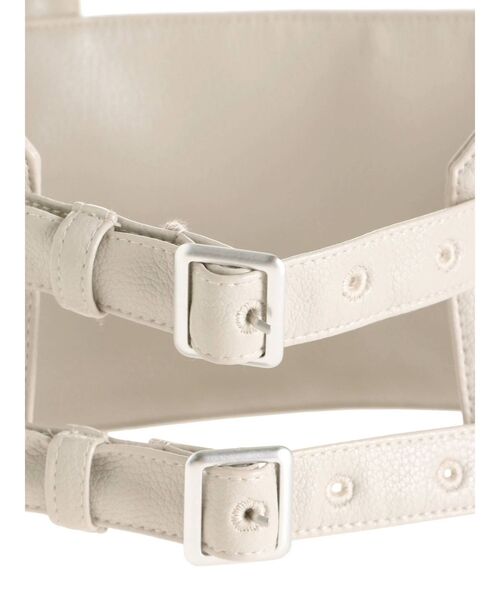 jouetie(ジュエティ)の「ハーネスコルセット(サスペンダー・レディース・アイボリー/ブラック・FREE)」の22枚目の写真