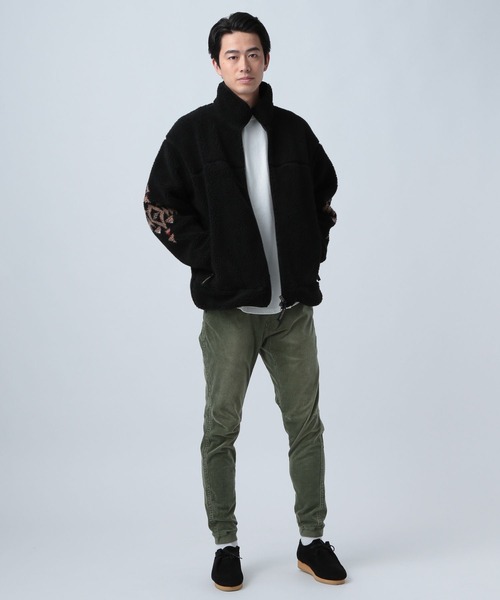 PENDLETON(ペンドルトン)の「【PENDLETON】BOA BLOUSON EX(ブルゾン・メンズ・ブラック/アイボリー・MEDIUM/LARGE)」の3枚目の写真