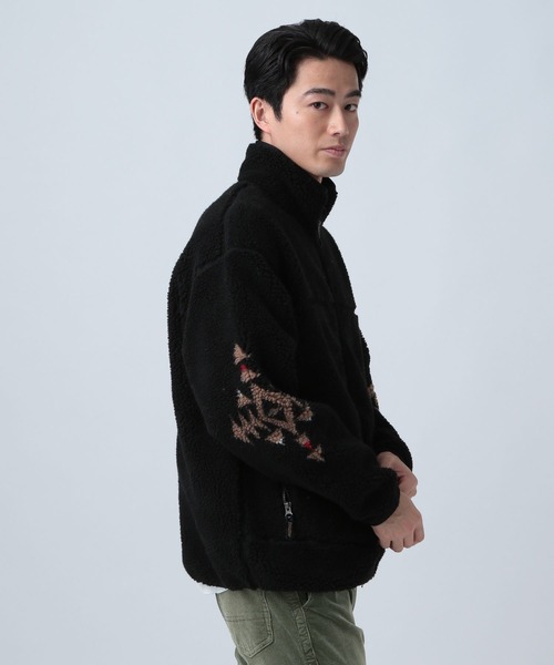 PENDLETON(ペンドルトン)の「【PENDLETON】BOA BLOUSON EX(ブルゾン・メンズ・ブラック/アイボリー・MEDIUM/LARGE)」の7枚目の写真