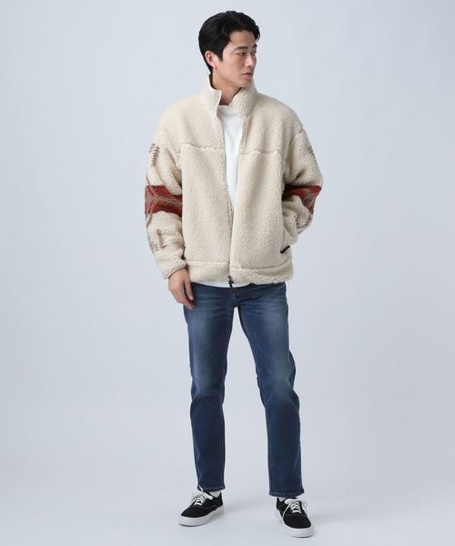 PENDLETON(ペンドルトン)の「【PENDLETON】BOA BLOUSON EX(ブルゾン・メンズ・ブラック/アイボリー・MEDIUM/LARGE)」の8枚目の写真