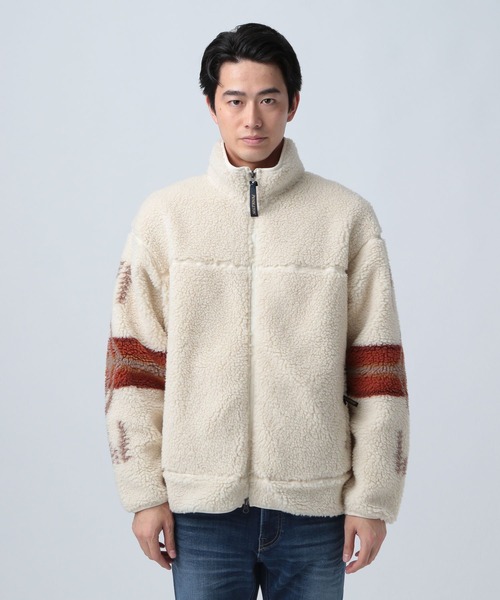 PENDLETON(ペンドルトン)の「【PENDLETON】BOA BLOUSON EX(ブルゾン・メンズ・ブラック/アイボリー・MEDIUM/LARGE)」の12枚目の写真