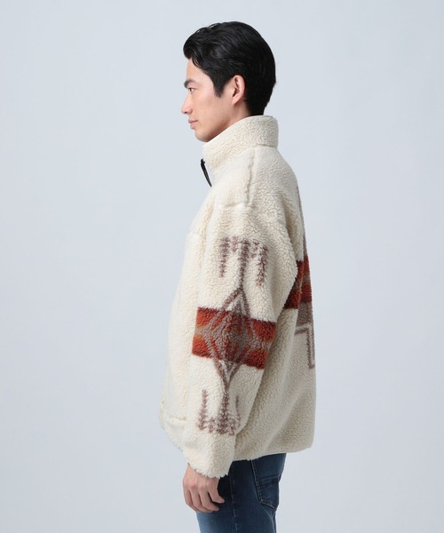 PENDLETON(ペンドルトン)の「【PENDLETON】BOA BLOUSON EX(ブルゾン・メンズ・ブラック/アイボリー・MEDIUM/LARGE)」の13枚目の写真