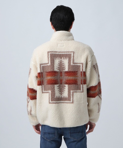 PENDLETON(ペンドルトン)の「【PENDLETON】BOA BLOUSON EX(ブルゾン・メンズ・ブラック/アイボリー・MEDIUM/LARGE)」の14枚目の写真