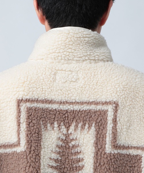 PENDLETON(ペンドルトン)の「【PENDLETON】BOA BLOUSON EX(ブルゾン・メンズ・ブラック/アイボリー・MEDIUM/LARGE)」の15枚目の写真