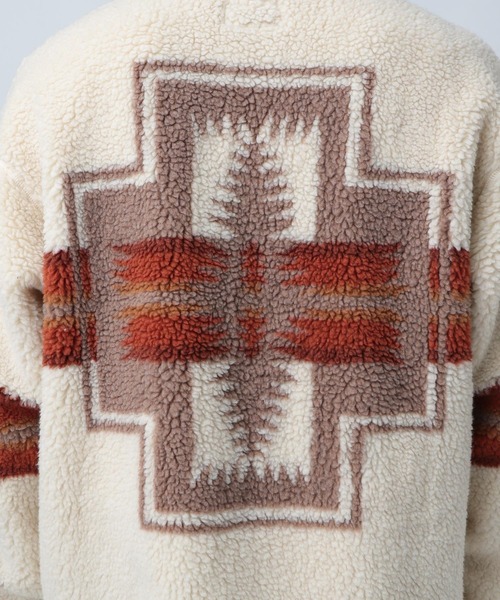 PENDLETON(ペンドルトン)の「【PENDLETON】BOA BLOUSON EX(ブルゾン・メンズ・ブラック/アイボリー・MEDIUM/LARGE)」の16枚目の写真