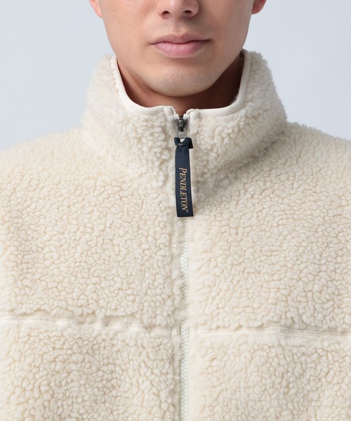 PENDLETON(ペンドルトン)の「【PENDLETON】BOA BLOUSON EX(ブルゾン・メンズ・ブラック/アイボリー・MEDIUM/LARGE)」の17枚目の写真