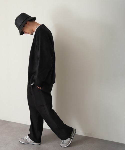 ZIP FIVE(ジップファイブ)の「【ZIP FIVE】撥水加工 紫外線カット ナイロンストレッチワイドカーゴパンツ(カーゴパンツ・メンズ・ブラック/カーキ/ダークベージュ・MEDIUM/LARGE/X-LARGE)」の5枚目の写真