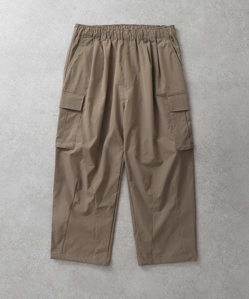 ZIP FIVE(ジップファイブ)の「【ZIP FIVE】撥水加工 紫外線カット ナイロンストレッチワイドカーゴパンツ(カーゴパンツ・メンズ・ブラック/カーキ/ダークベージュ・MEDIUM/LARGE/X-LARGE)」の20枚目の写真