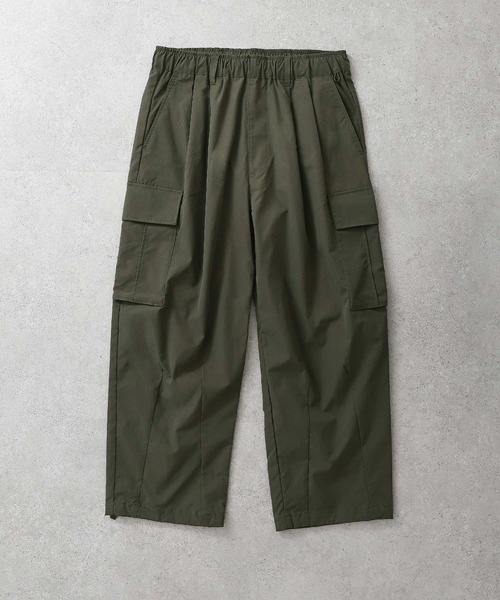ZIP FIVE(ジップファイブ)の「【ZIP FIVE】撥水加工 紫外線カット ナイロンストレッチワイドカーゴパンツ(カーゴパンツ・メンズ・ブラック/カーキ/ダークベージュ・MEDIUM/LARGE/X-LARGE)」の21枚目の写真