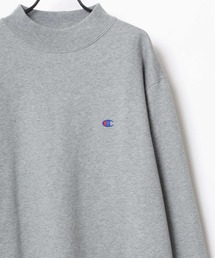 Champion（チャンピオン）の「Champion/チャンピオン ビッグシルエット USAコットン 裏起毛 ワンポイント刺繍 モックネック スウェット トレーナー（スウェット・メンズ）」