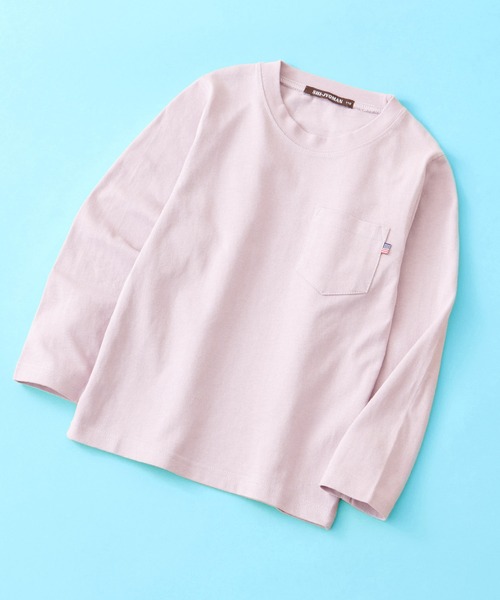 SHI-JYOMAN(シジョマン)の「SHI-JYOMAN / シジョマン レギュラーシルエット ポケ付き 無地 ロンTシャツ キッズ(Tシャツ/カットソー・キッズ・オフホワイト/ベージュ/ネイビー系/サックスブルー/ブラウン/ベージュ系/ブラウン系/ベージュ系1/ブラック/ホワイト系1/ダークグリーン/グレー系1/ネイビー/グリーン系/グレー系/ホワイト系/ブラック系/ピンク系/チャコール/杢グレー・110/160/150/140/120/130)」の20枚目の写真