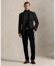 ストレッチ ストレート フィット コーデュロイ パンツ