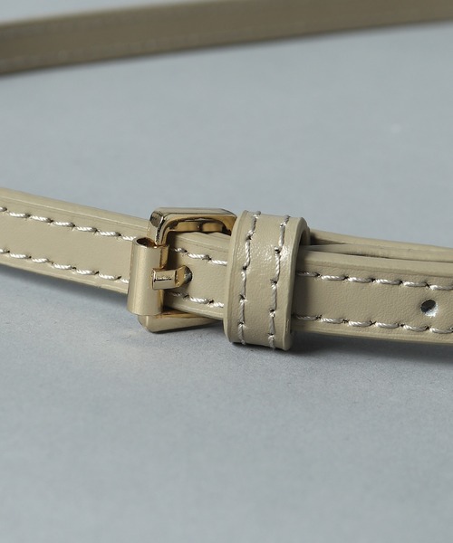 YAHKI(ヤーキ)の「【 YAHKI / ヤーキ 】 W FACE 2way LEATHER SHOULDER / 2wayレザーショルダーバッグ(ショルダーバッグ・レディース・ベージュ/ブラック・FREE)」の9枚目の写真