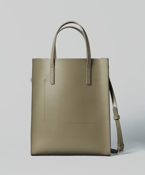 YAHKI(ヤーキ)の「【 YAHKI / ヤーキ 】 W FACE 2way LEATHER SHOULDER / 2wayレザーショルダーバッグ(ショルダーバッグ・レディース・ベージュ/ブラック・FREE)」の6枚目の写真
