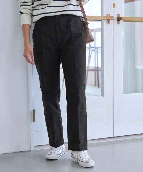 ROPE' PICNIC(ロペピクニック)の「リンクコーデ/綿ストレッチチノパンツ(チノパンツ・レディース・ブラック/キャメル・40/38/36)」の14枚目の写真