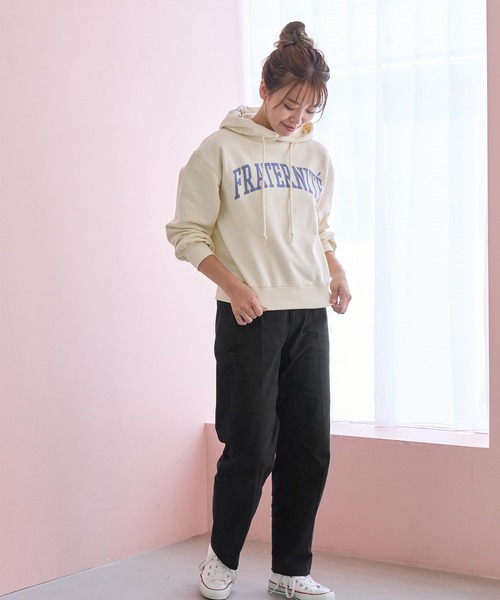 ROPE' PICNIC(ロペピクニック)の「リンクコーデ/綿ストレッチチノパンツ(チノパンツ・レディース・ブラック/キャメル・40/38/36)」の15枚目の写真