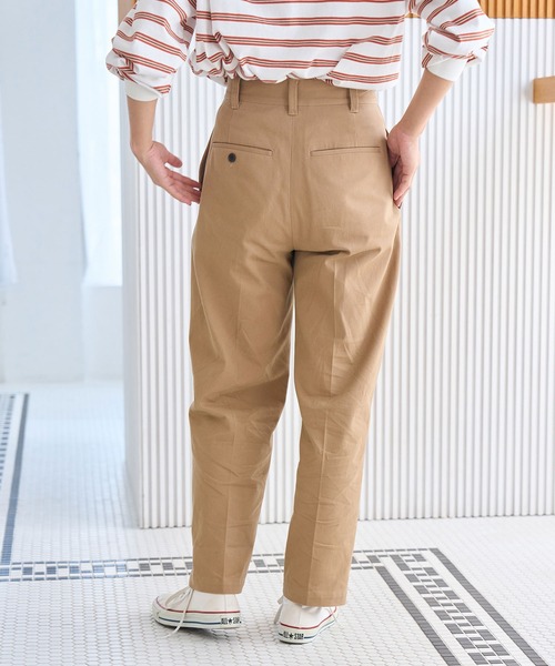 ROPE' PICNIC(ロペピクニック)の「リンクコーデ/綿ストレッチチノパンツ(チノパンツ・レディース・ブラック/キャメル・40/38/36)」の19枚目の写真