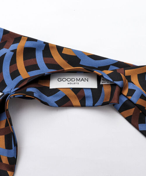 NOLLEY'S goodman（ノーリーズグッドマン）の「ARTプリントスカーフタイ イタリアファブリック シルク 国産（バンダナ/スカーフ・メンズ・ブルー・FREE）」の14枚目の写真