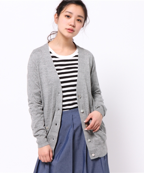 B:MING by BEAMS（ビーミングバイビームス）の「ビーミング by ビームス / ロングカーディガン（カーディガン/ボレロ・レディース・オフホワイト/シルバー/ブルー系その他・ONE SIZE）」の3枚目の写真