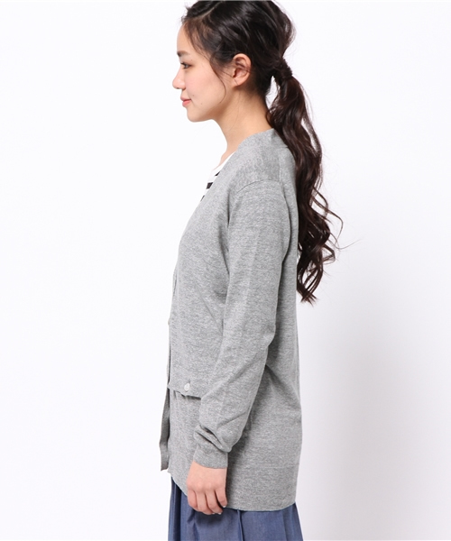 B:MING by BEAMS（ビーミングバイビームス）の「ビーミング by ビームス / ロングカーディガン（カーディガン/ボレロ・レディース・オフホワイト/シルバー/ブルー系その他・ONE SIZE）」の6枚目の写真