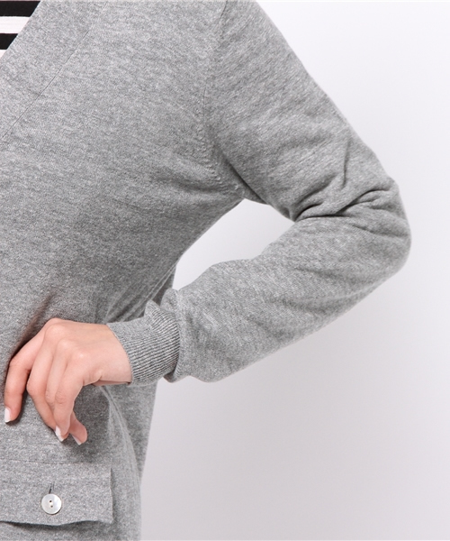 B:MING by BEAMS（ビーミングバイビームス）の「ビーミング by ビームス / ロングカーディガン（カーディガン/ボレロ・レディース・オフホワイト/シルバー/ブルー系その他・ONE SIZE）」の5枚目の写真