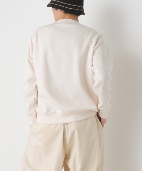 OMNES(オムネス)の「メンズ裏起毛フラップポケット付きプルオーバー長袖(その他トップス・メンズ・ホワイト系その他/パープル/アイボリー/ブラック/グレー系その他・MEDIUM/LARGE)」の16枚目の写真