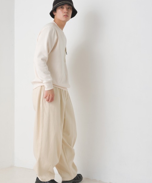 OMNES(オムネス)の「メンズ裏起毛フラップポケット付きプルオーバー長袖(その他トップス・メンズ・ホワイト系その他/パープル/アイボリー/ブラック/グレー系その他・MEDIUM/LARGE)」の18枚目の写真