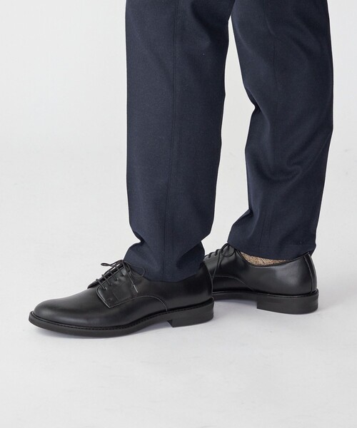 SHIPS（シップス）の「SHIPS:〈撥水〉プレーントゥ ウォーター リペラント レザー シューズ（その他シューズ・メンズ・ブラック・10/8/9/7）」の2枚目の写真