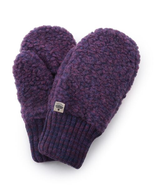 THE SHOP TK （ザ ショップ ティーケー ）の「◆【COLDBREAKER別注】2wayミトン（手袋・レディース・パープル系/ベージュ/ダークブラウン/オレンジ・00）」の4枚目の写真