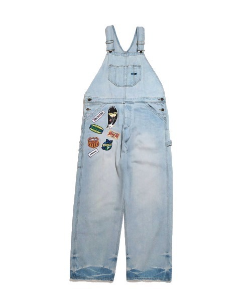 ANNA SUI（アナスイ）の「ANNA SUI × ATMOS オーバーオール（サロペット/オーバーオール・レディース・インディゴブルー/ライトブルー・M）」の2枚目の写真