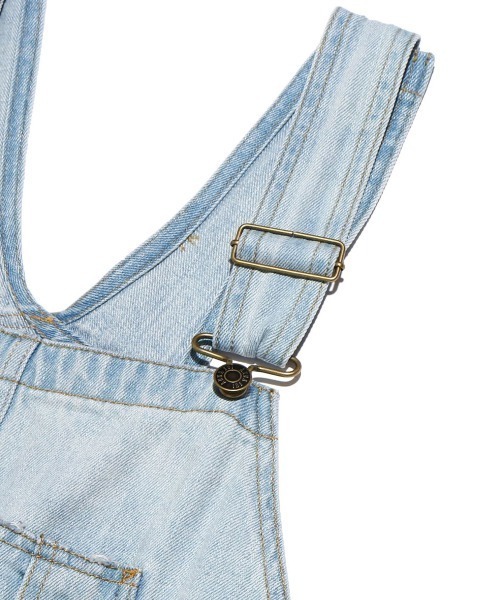 ANNA SUI（アナスイ）の「ANNA SUI × ATMOS オーバーオール（サロペット/オーバーオール・レディース・インディゴブルー/ライトブルー・M）」の10枚目の写真