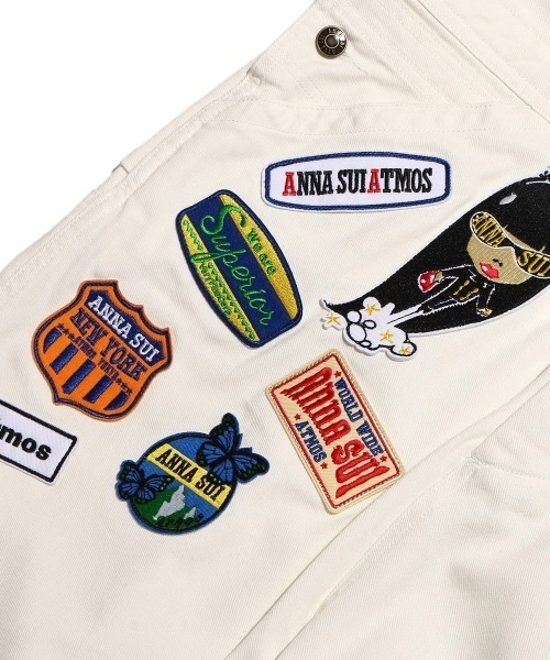 ANNA SUI（アナスイ）の「ANNA SUI × ATMOS オーバーオール（サロペット/オーバーオール・レディース・インディゴブルー/ライトブルー・M）」の21枚目の写真